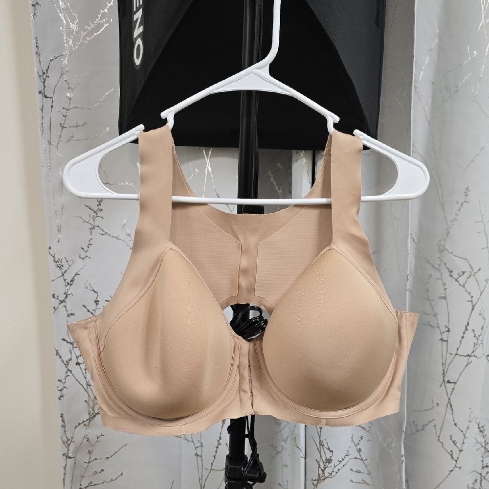Bali Women's Cream Full-Coverage Bra